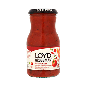 Jasa Internacional. Loyd Grossman. Salsa de Pasta Boloñesa