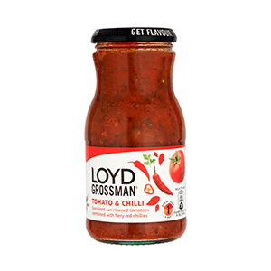 Jasa Internacional. Loyd Grossman. Salsa de Pasta Tomate y Guindilla