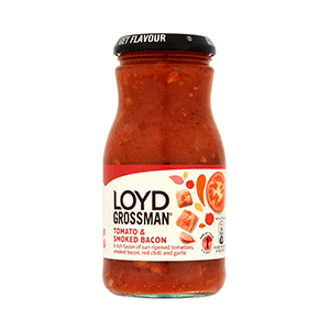 Jasa Internacional. Loyd Grossman. Salsa de Pasta al Bacon Ahumado
