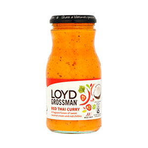 Jasa Internacional. Loyd Grossman. Salsa de Curry Tailandés Rojo