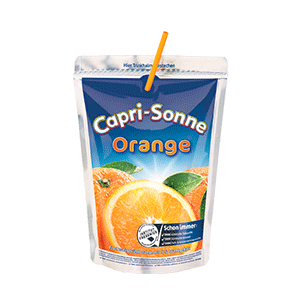 Jasa Internacional. Capri Sonne. Naranja
