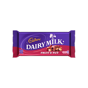 Jasa Internacional. Cadbury. Dairy Milk Fruit & Nut 110g