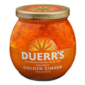 Jasa Internacional. Duerr’s. Confitura de Jengibre Dorada