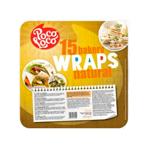 Jasa Internacional. Poco Loco. Tortillas 15 x 30cm