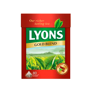 Jasa Internacional. Lyons. Té Gold Blend 80s