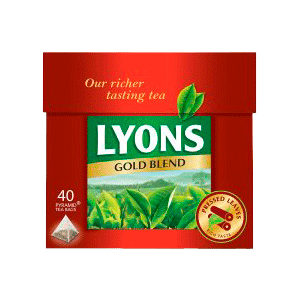 Jasa Internacional. Lyons. Té Gold Blend 40s