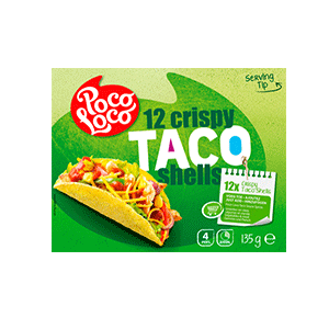 Jasa Internacional. Poco Loco. Taco Shells