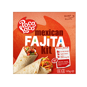 Jasa Internacional. Poco Loco. Kit Fajita Mejicana