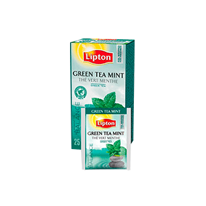 Jasa Internacional. Liptons. Infusión de Te Verde con Menta