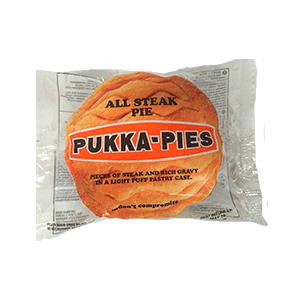 Jasa Internacional. Pukka Pies. Pastel de Bistec
