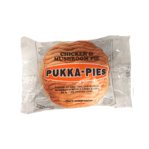 Jasa Internacional. Pukka Pies. Pastel de Pollo & Champiñones
