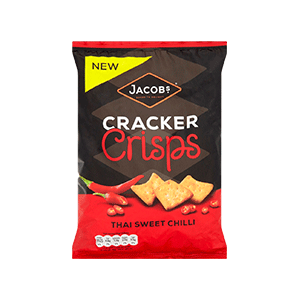 Jasa Internacional. Jacob’s. Cracker Crisps Chilli Dulce Tailandés