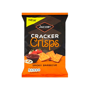 Jasa Internacional. Jacob’s. Cracker Crisps BBQ Ahumado