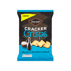 Jasa Internacional. Jacob’s. Cracker Crisps Sal y Vinagre Balsámico