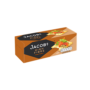 Jasa Internacional. Jacob’s. High Fibre Cream Crackers