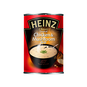 Jasa Internacional. Heinz. Sopa Pollo y Champiñones