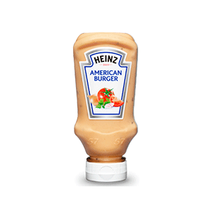 Jasa Internacional. Heinz. Salsa Burguer Americana Bocabajo