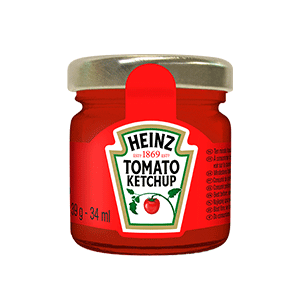 Jasa Internacional. Heinz. Room Service Ketchup
