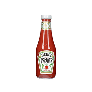 Jasa Internacional. Heinz. Ketchup Glass Bottle