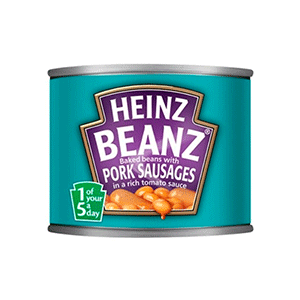 Jasa Internacional. Heinz. Alubias con tomate y salchichas 200g